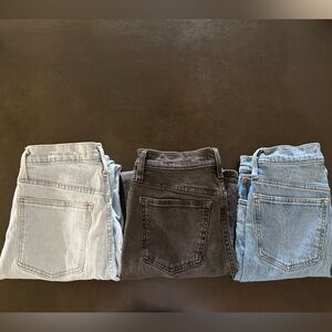 Madewell Perfect Vintage Jeans (3 pairs)